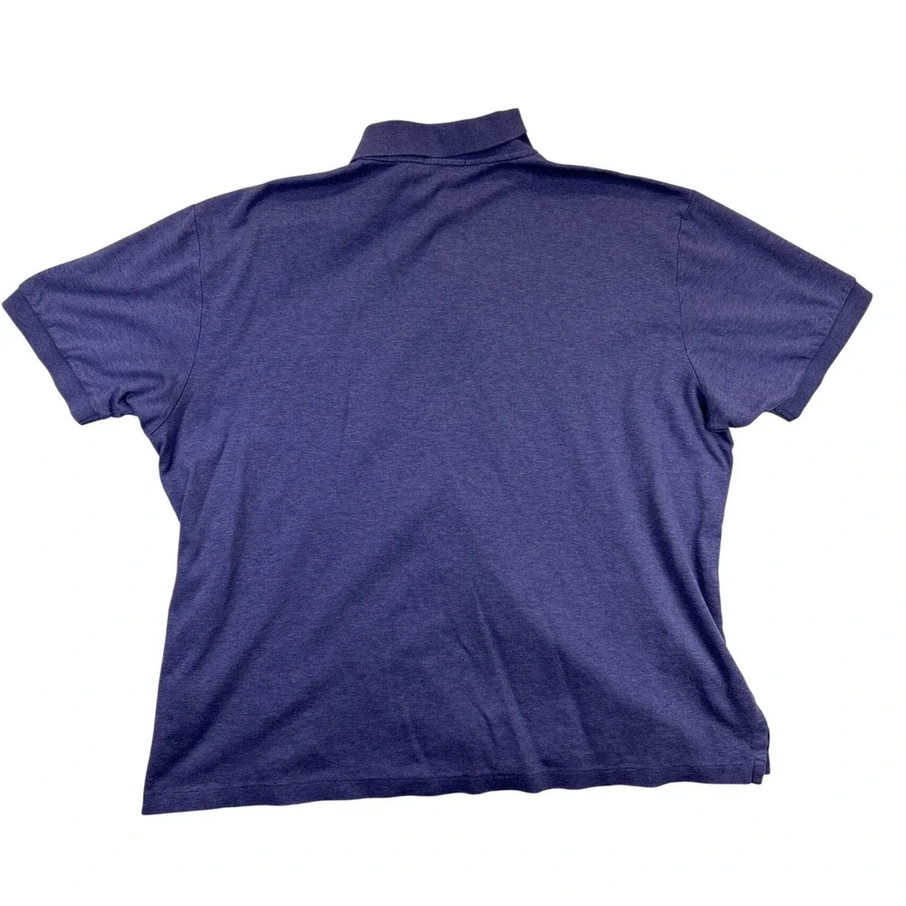 Polo Ralph Lauren Polo Mens 2XB Purple Classic Short‎ Sleeve Flesh Pony